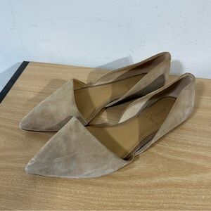 J Crew Zoe suede D’Orsay Flats - size 7 - used